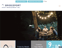 Tablet Screenshot of bridgeportasset.com